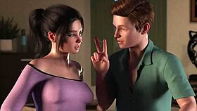 Boldly fingering girlfriend with toys leading to handjob squirting and cumshot