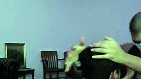 Gay amateur performs deepthroat blowjob on big black cock