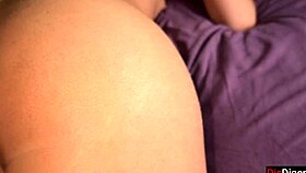 Stepsister wakes up from dick in her ass