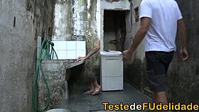 Nephew Fucks Hot Aunt in Favela!