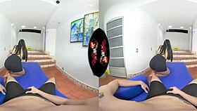 Cute Tiny Latina Teen Feels Intense Emotions in 5K VR Reality