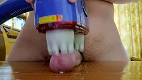 Masturbating With A Massager For Wild Cumshot?