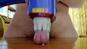 Masturbating With A Massager For Wild Cumshot?
