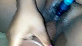 Yo, check my Ebony wife squirting like crazy, so hot! 💦