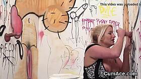 Nasty hottie swallows every cumshot