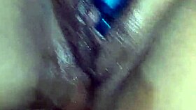 Yo, check my Ebony wife squirting like crazy, so hot! 💦