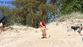 i was doin a nude shoot in the dunes
