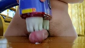 Masturbating With A Massager For Wild Cumshot?