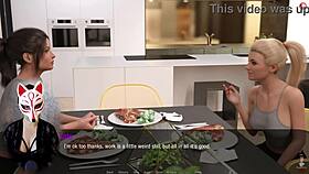 kate 2 in cosplay bathing as maid