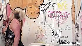 Nasty hottie swallows every cumshot