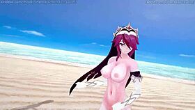 Genshin Impact MMD Rockabye Featuring Rosaria And Kuki Shinobu