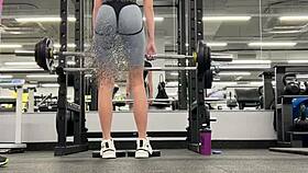 I feel so connected after our gym session, making love passionately