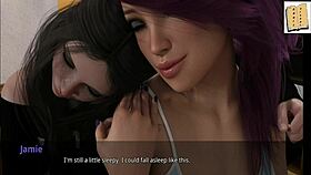 wvm 42 enjoys time with two girlfriends in college