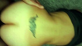 a milf experiences sex and cumshot between her big tits