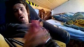 gay solo exploration in personal space