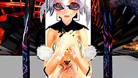 Check out this waist swing dance in anime style.