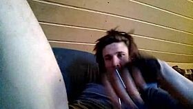 gay solo exploration in personal space