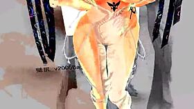 Check out this waist swing dance in anime style.