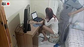 Why does the young girl alone at home invite the horny maintenance man?