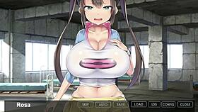 doskoinpo rosa pokemon femdom with footjob 😈