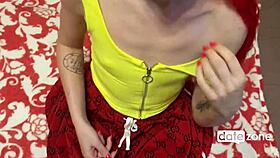 Redhead Amateur with Small Tits Gets Intimate