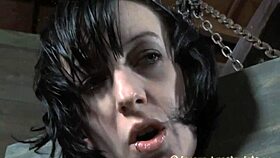 Hey babe, why are you in that latex dress getting punished in the garage?