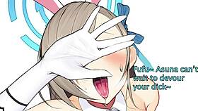 Blue Archive Asuna Teases With Edging JOI?