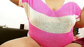 Sexy Big Tits Girl Arousing Emotions