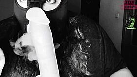 Oh, that skinny brunette's passionate kiss turns into wild riding and a creampie with Amelie Dubon!