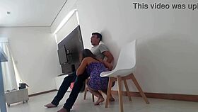 teen sucks guy's cock for flashing his dick!