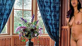 I feel so excited watching this royal striptease and massage on the beach with Agarabas and Olpr