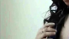 these shiny gold pvc panties fit the teen babe perfectly for masturbation