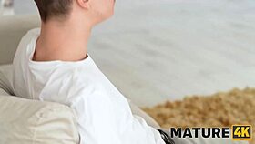 mature cougar hired a guy for some steamy action tonight. she caught him off guard!