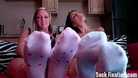 Oh no, caught sneaking in to smell our socks! 😳