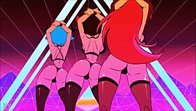 she dances in her panties showing big tits