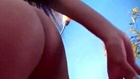 I'm Watching Trisha, This Slutty Petite Teen, Finger Her Tight Holes In Heels