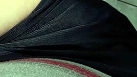 flashing at laundry mat to mature lady she looks shocked