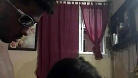 Muleque da quebrada sucking big black cock outdoors