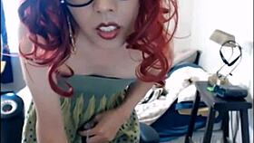 This Hot Shemale Is Orgasming Live On Webcam 😍