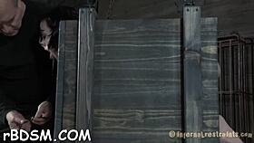 Hey babe, why are you in that latex dress getting punished in the garage?