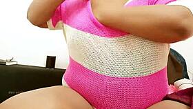 Sexy Big Tits Girl Arousing Emotions