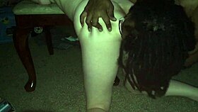 Eating Her Peach Like Groceries!