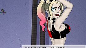 Hey, check out this dc comics hentai where a redhead babe dances and gets a big tits cumshot