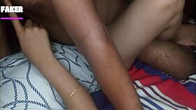 my dick in her mouth, cum on pussy during camping.