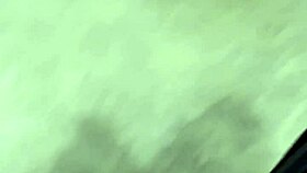 flashing at laundry mat to mature lady she looks shocked