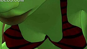 multiverse bbc intensely fucks big butt green skinned hottie