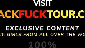 Ebony massage therapy interracial fuck caught on cam