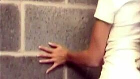 these shiny gold pvc panties fit the teen babe perfectly for masturbation