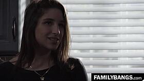 I stalk my sister's boy for taboo doggystyle on the desk