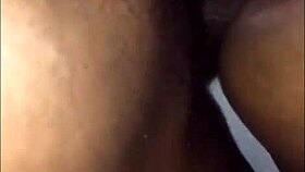 Ebony couple gets down with intense doggystyle action